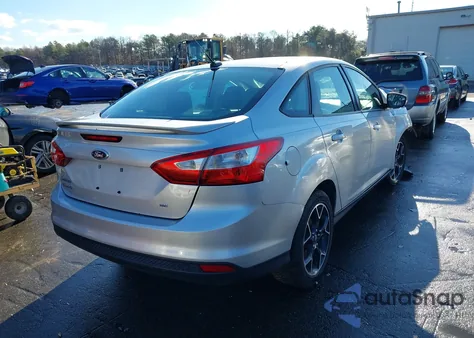 2013 Ford Focus Se из США, поврежденный, VIN 1FADP3F25DL288101